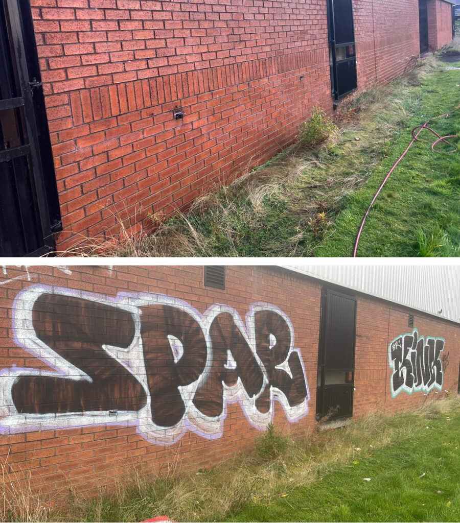 Professional graffiti removal services by Kingdom Clear Professional graffiti removal services by Kingdom Clear