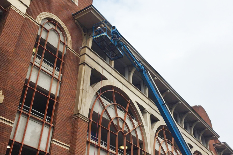Window cleaning contractors for stations and car parks in England